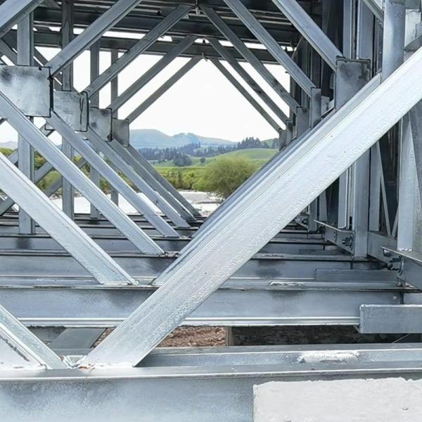 Portable Steel Truss Bridge Galvanized Construct A Bailey Bridge