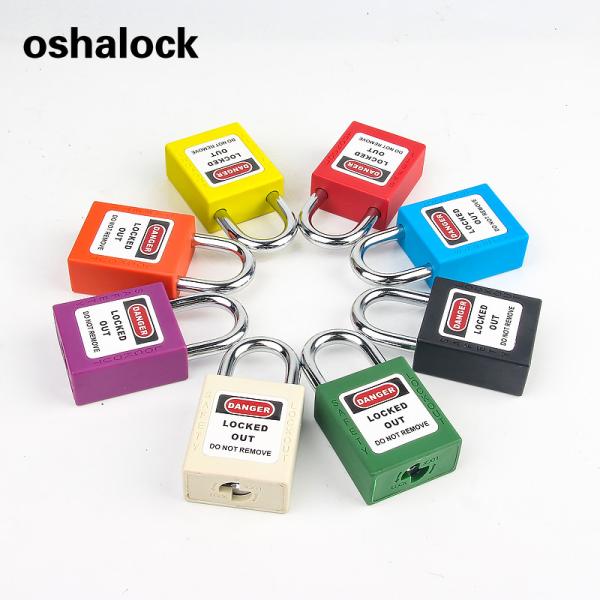 20mm Steel beam plastic nylon safety padlock