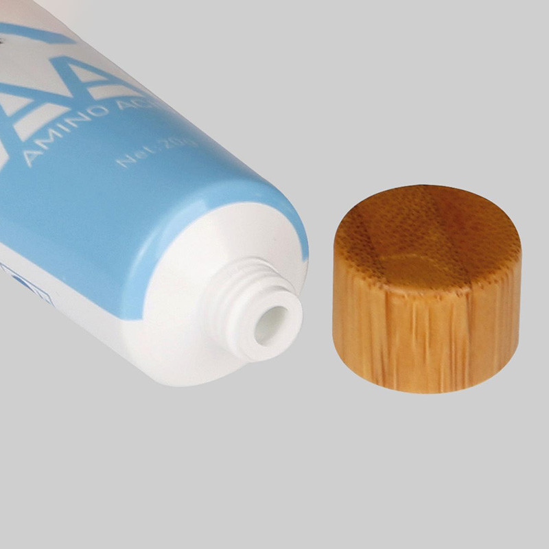 трубок выжимкы 20-60ml D25mm трубка Cleanser изготовленных на заказ пустых косметических пластиковая лицевая
