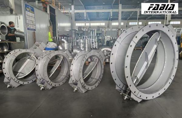 Flue Gas Butterfly Valve Industrial Butterfly Valve  Air Valve