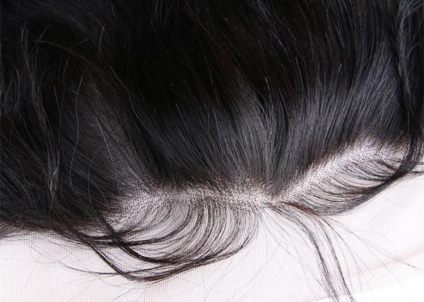Silky Straight No Tangle 8 Inch Human Hair Extensions With Frontal