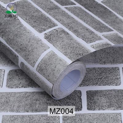 3D Stone Brick Wall paper 3D Removable Wallpaper vintage style wallpaper sticker