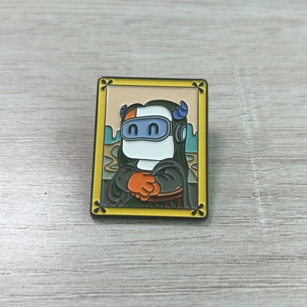 Hello Kitty Apple Shaped Gold Enamel Pin, Sanrio Character Collectible Lapel Pin