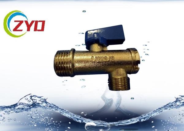 Low Weight Brass Plumbing Valves Stainless Steel Filter Medium Pressure