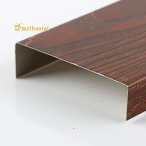 отделки плитки нержавеющей стали печати переноса 0.55mm картина толстой деревянная для декоративного