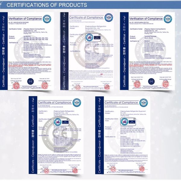 Commercial Stainless Steel Split Ice Maker Equipment With CE