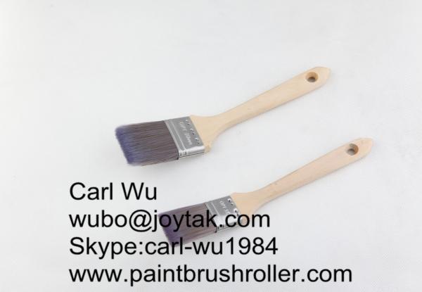 Natural bristle Chinese bristle synthetic mix 2 piece paint brush sets wood handle plastic handle 2 inch PBS-020