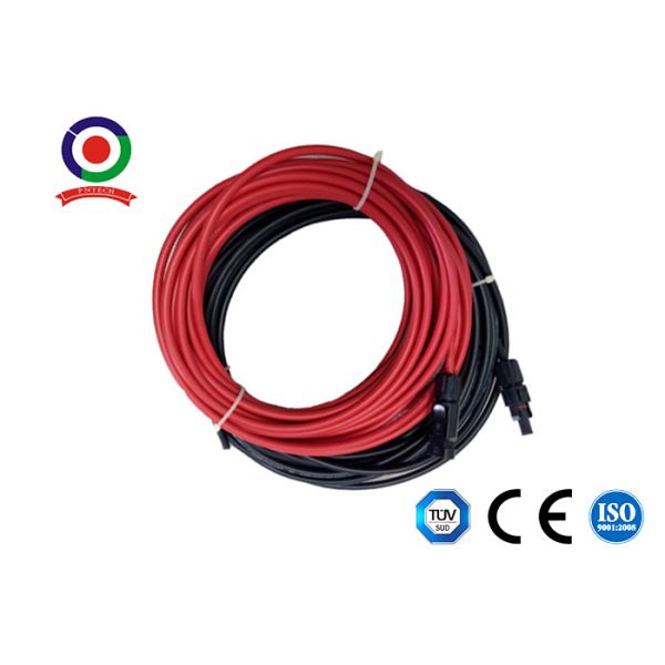 Cable de extensión accionado solar resistente ULTRAVIOLETA 1000VDC