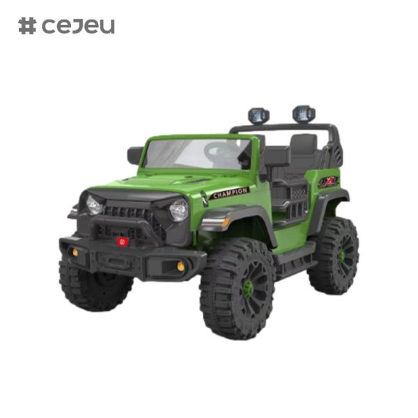CJ-JC308,with 2.4G RC Two seats/USB/Light Four wheel suspension MP3 socket/Music12V7AH*1/40W*2White/Pink/Red/Green/Black
