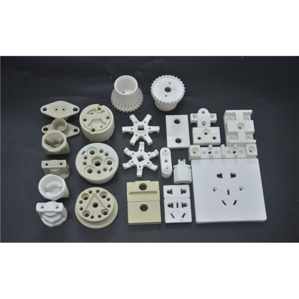 High Strength / Insulation Alumina Ceramic Terminal Block White / Light Yellow