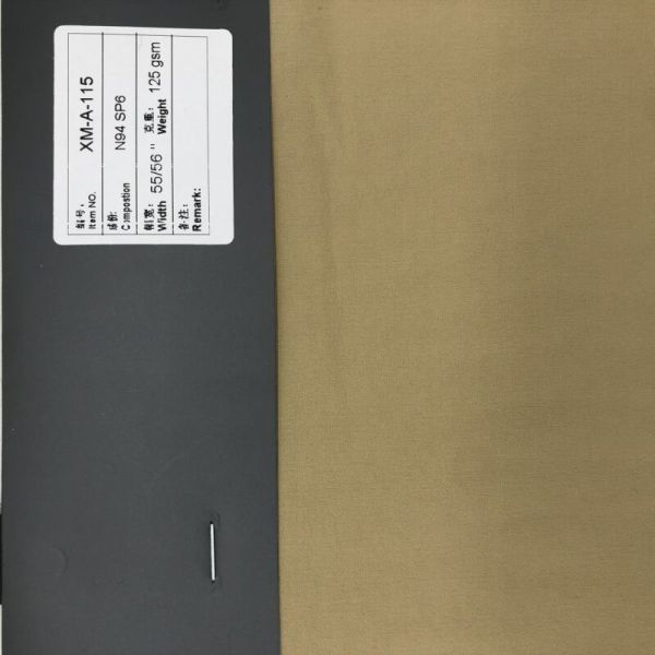 Customized 125GSM 94% Nylon Fabric for Women Outdoor Trousers