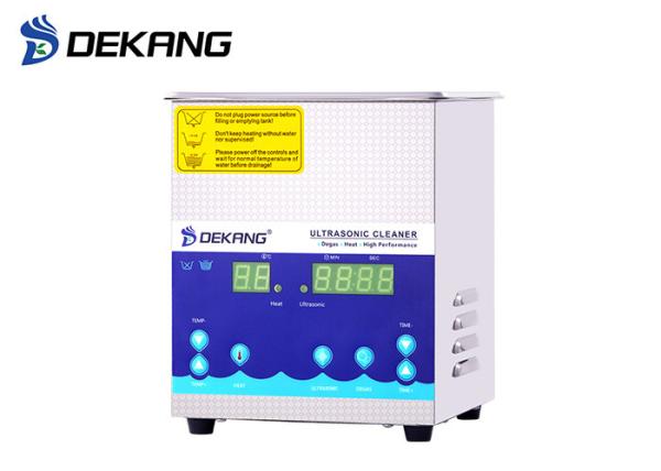 Mini Bath Digital Ultrasonic Cleaner 1.3L Time Setting For Bracelet
