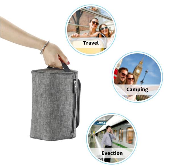 Multi Function Promotional Toiletry Bag Large Capacity Easy Taking For Travel