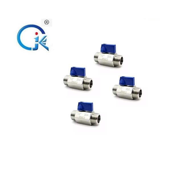 OEM de aço inoxidável Mini Male Female Ball Valve da válvula de ângulo 316