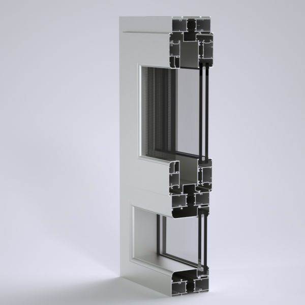 Алюминиевое окно Q320281 профилирует штранг-прессование дверной рамы для виллы гостиницы