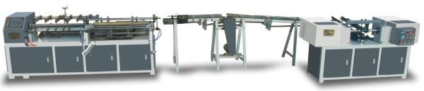 Chemical Fiber Paper Tube Cutting Machine 12.6KW Paper Tube Curling Machine