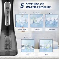 USB Rechargeable Flosser d'eau dentaire Portable irrigueur oral sans fil Nettoyeur à jet d'eau