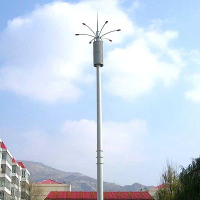 Elétricos galvanizados deslizam a torre Monopole comum da pilha