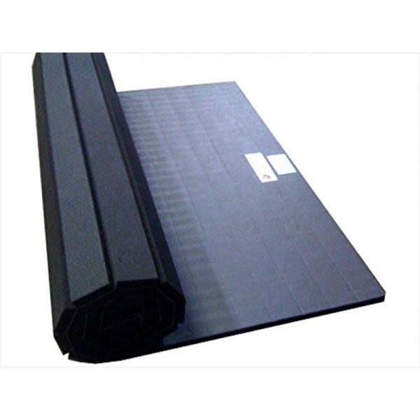 Blue Black Red Vinyl Bonded XPE Foam MMA Roll Out Mats For Exercise