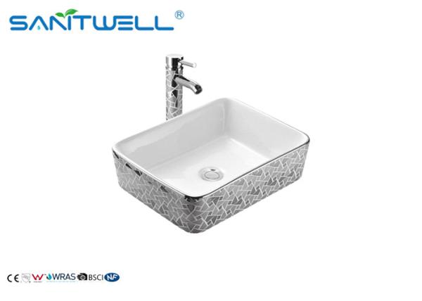 Gold Black Color Face Wash Basin AB8025E 500×500×165mm Modern Vanity Units