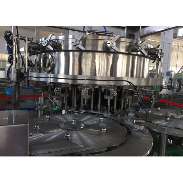 Cold Drink Small Scale Bottle Filling Machine Plastic Screw Cap ±5mm Filling Precision