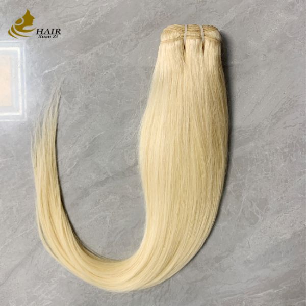12A Grade Customized 200g 613 Color Blond Hair Straight Virgin Human Hair Bundles