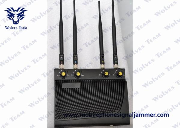 Circuit Protection Cell Phone Frequency Jammer , Mobile Phone Jamming Device 40 Meters Range