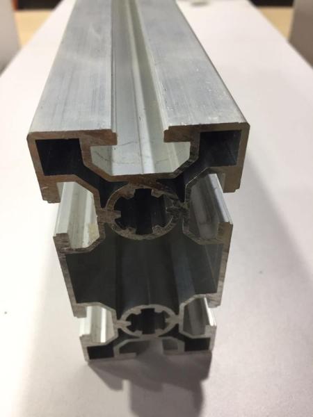 Silver Color Industrial Aluminum Extrusion T Slot Curtain Wall Profile