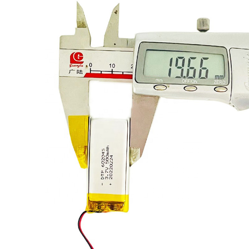 батарея полимера иона лития 3.7V 500mAh 602045 для мобильных устройств