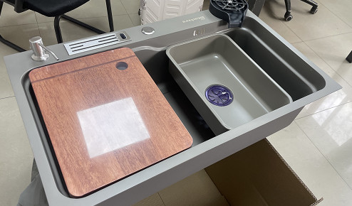 Домочадец кухни ринва Nano таза блюда раковины нержавеющей стали 304 большой одиночный