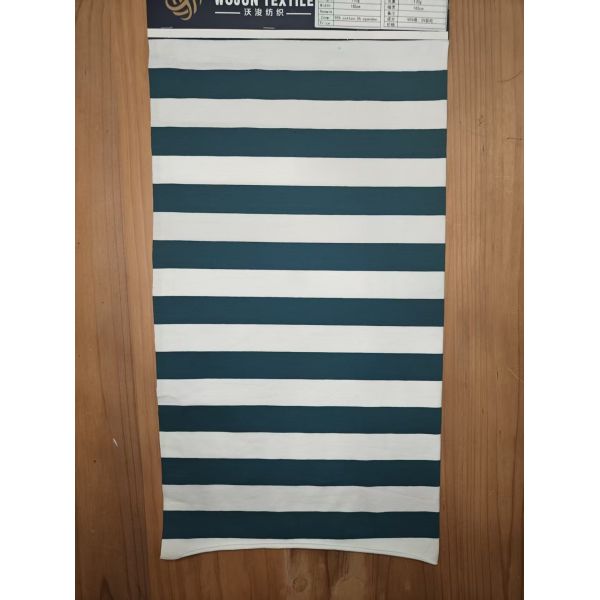 Breathable And Moisture-Wicking, High Quality Comfortable And Striped Knit Fabric Breathable For T-Shirt