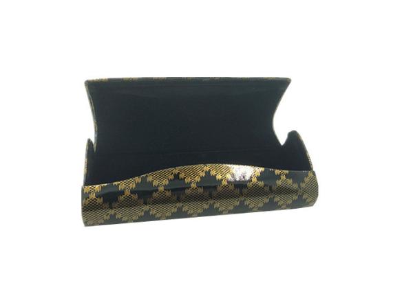 Diamond Shape PU Leather Hard Eyeglass Case Normal Size 166 * 64 * 34mm