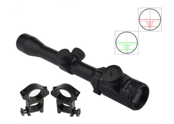 Red / Green Illuminated Reticle Sight 3 - 9X32E Water Resistant For Outdoor Hunting