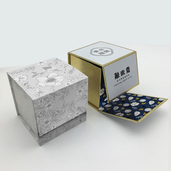 Encomenda personalizada Aceita papel quadrado CMYK para material de embalagem Caixa de embalagem cosmética