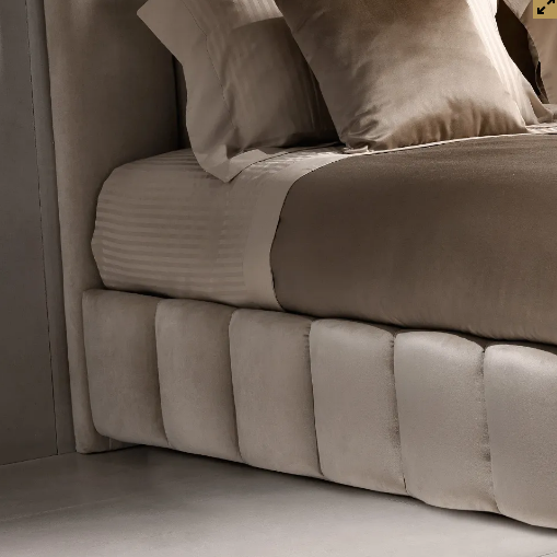 королевская кровать наборов спальни верхнего сегмента 2.0x1.5m современная Matted роскошная двойная