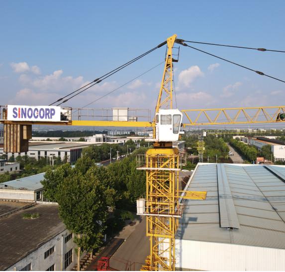 QTZ6515-10 65m Boom 10t Hammerhead Tower Crane 10 toneladas