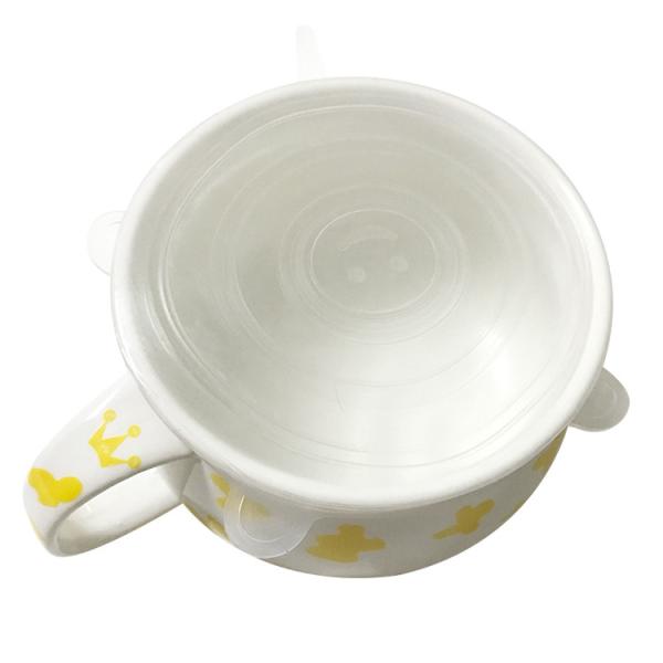 Household Clear Silicone Kitchen Utensils Seal Cover Stretch Food Fresh Keeping Wrap