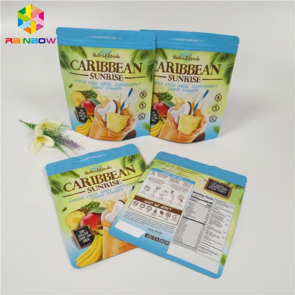 El empaquetado del polvo/del café del té se levanta los bolsos mates cerrados cremallera de Doypack de la bolsa de la cremallera