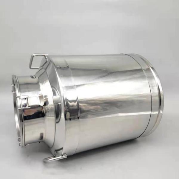 50L Sliver Colour Cow Used 304 Stainless Steel Transport Milk Cans