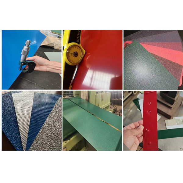 0Épaisseur.5 mm bobine d'acier galvanisé prépeint Certificat ISO Bordure du moulin bobine PPGI de couleur RAL