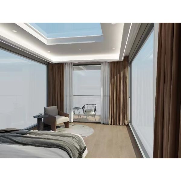 Casa cápsula espacial para lugares escénicos básicos asequible y solución de y edificio prefabricado duradero