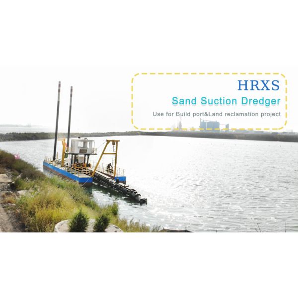 Solid Capacity 600m3/H Discharge Distance 1500m Length 38m Sand Dredger with CE/ISO