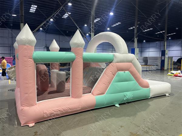 Party Customized Inflatable Bouncing Castle Inflatable Bouncer Jumping Castle Kids Girl Princess Carriage Combo With Slide