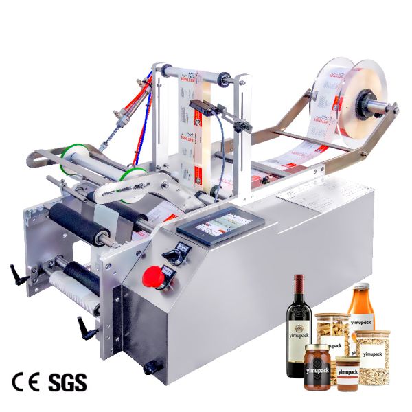 220V 50hz Semi Auto Water Label Machine Applicator For Water Liquid Bottle