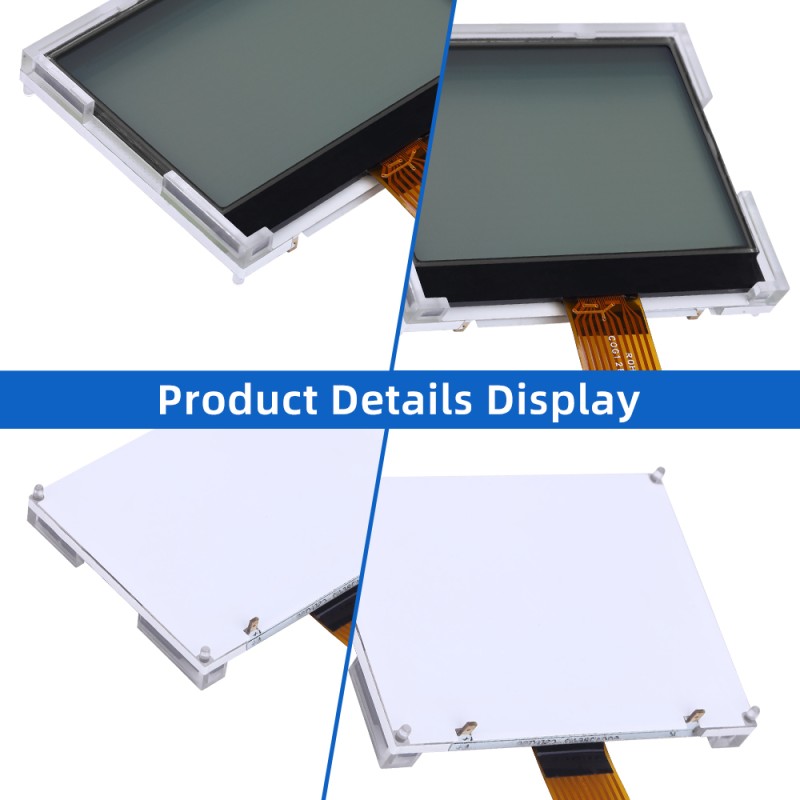 COG12864I2 Gray Film Fstn Material I2C Lightweight Small 1.0 Pitch/10P Parallel/SPI Serial Port