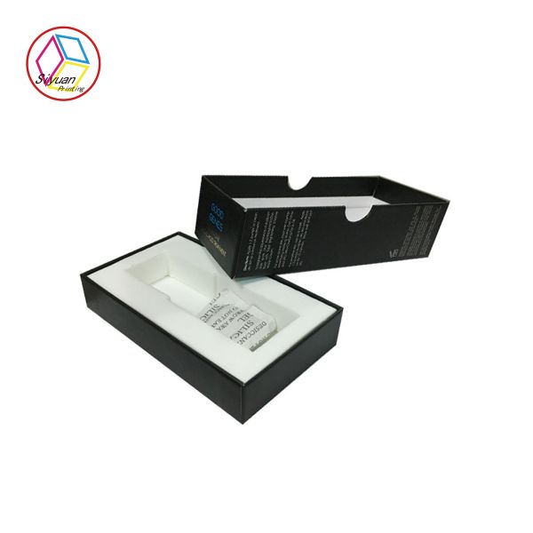 Естественная косметическая подарочная коробка, полноразмерный штемпелевать сусального золота коробки красоты