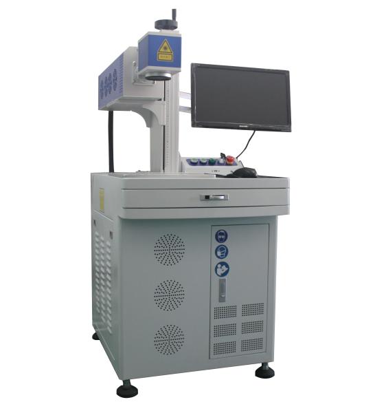 Metal Tube RF Co2 Laser Marking Machine Galvo Marking Air Or Water Cooling