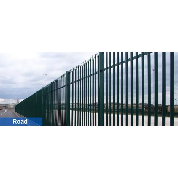 Палисад Q235 Европы одноточечный стальной ограждая высоту 2.0m для жилого