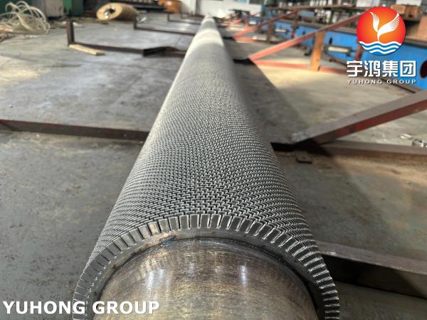Serrated Helical Finned Tube ASTM A312 TP304 For Economizers