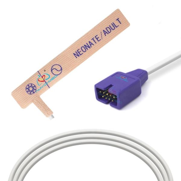 9Pin Max-N Oxima Disposable Spo2 Sensor 1 Meter Nellcor Neonatal Spo2 Sensor